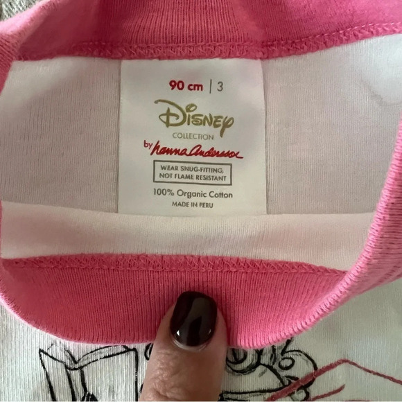Hanna Andersson Disney Princess Pajamas, Size 3 - Picture 7 of 7